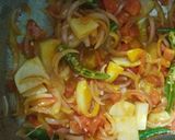 A picture of step 2 of Methi ki sabji.