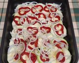 Tökös (cukkinis) 🥒🌶,,gratin,,🥒🌶🧅🧄 recept fázis 3 fotója