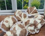 Foto langkah ke 4 dari resep Bolu Kukus Mekar Cokelat.