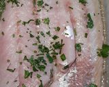 Foto del paso 1 de la receta: Filete de pescado (pescadilla) con salsa de verdeo y vegetales