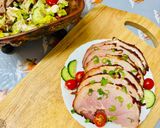 A picture of step 8 of Pork in cranberry glaze.