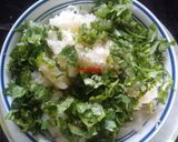 A picture of step 2 of Broccoli and Aloo Thepla.