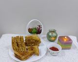 A picture of step 7 of Chicken and veg cheese grilled sandwiches.