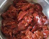 Baconbe tekert csirkemáj savanyú káposztával recept fázis 1 fotója