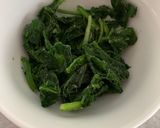 A picture of step 1 of Super Quick Spinach Frittata.