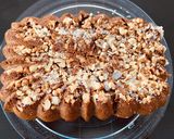 A picture of step 6 of Dates and walnuts cake -vegan.