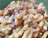 Foto del passaggio 6 della ricetta Gnocchi zucca 🎃, gorgonzola, tartufo e pancetta