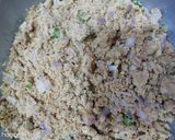 A picture of step 1 of Sattu ka paratha.