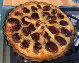 Une image de l'étape 13 de Tarte aux prunes d'ente et fruits confits (pâte brisée sarrasin, prune, épeautre).