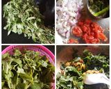 A picture of step 1 of Tandulja Bhaji (chauli bhaji).