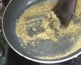 A picture of step 2 of Dhaniya ki panjiri.