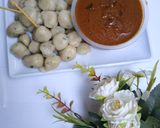 Foto langkah ke 4 dari resep Cilok Sambal Kacang.