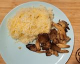 Pas rețetă Pleurotus la vas de tuci cu risotto (gluten free) 4 fotografie