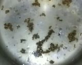 A picture of step 8 of Tricolour dhoklas.