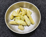 蝦仁炒蜿豆(簡單料理)的食譜步驟2照片