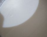 A picture of step 2 of Roohafza shake.