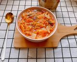 Hình bước làm 2 của món Canh kim chi