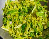 A picture of step 5 of Cabbage Thoran.