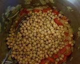 A picture of step 2 of Simple chickpea, red pepper and cumin soup.