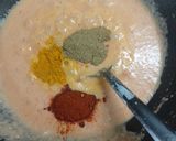 A picture of step 2 of Shahi paneer.