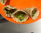 A picture of step 4 of Veg Samosa (Leftover chapati Instant, crispy, without maida).