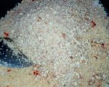 A picture of step 9 of Dambun shinkafa with cabbage.