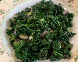 A picture of step 1 of Kale omelette.