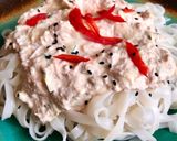 Foto del paso 3 de la receta: Fideos de arroz con salsa de atún y crema