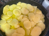 Bacalao a la portuguesa con nata