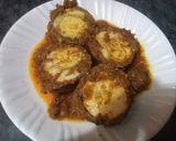 A picture of step 8 of Nargisi Kofta.