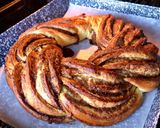 Narancsos fahéjas koszorú recept fázis 8 fotója