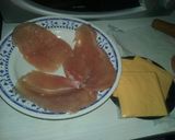 Une image de l'étape 1 de Cigarre de filet de poulet au fromage.