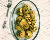 A picture of step 5 of Rava Balls.