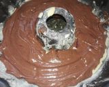 A picture of step 7 of Red velvet marble cake #Idulfitrirecipescontest.