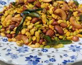 A picture of step 4 of Avarekai Mixed Dry fruits mixture.
