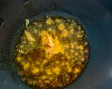 A picture of step 2 of Spinach with Moong dal sabzi.