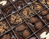 Foto langkah ke 6 dari resep Shiny Fudgy Brownies Panggang.