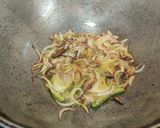 A picture of step 3 of Lal Saag with Gobhi.