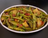 A picture of step 5 of Cluster Beans-Potato Subzi/ Gavarfali-Batata Nu Shaak.