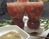A picture of step 6 of Super Cooling and Refreshing Watermelon Strawberry mocktail.