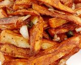 A picture of step 3 of My Chinese Salt & Pepper Chips #2Flavours #Lunch #Sidedish.