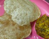A picture of step 2 of Poori with Potato Masala.