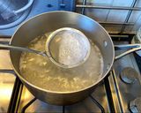 A picture of step 2 of Deany's plain Thai Kao Tom/rice soup (congee).