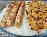 A picture of step 7 of Barberry Rice with chicken (Irani rice).