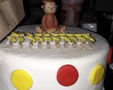 Foto del paso 6 de la receta: ❌Torta de Fondant❌ El mono Jorge 🐒🐵