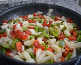 Foto del paso 2 de la receta Lasaña de verduras y bechamel de queso curado