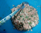 Foto del paso 1 de la receta: Hamburguesas de atún con albahaca
