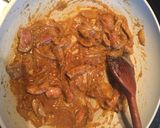 A picture of step 3 of Mix veg with meat #eattherainbow.