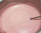 Foto langkah ke 7 dari resep Puding Busa strawberry pandan.