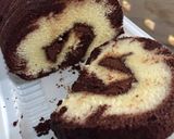 Foto langkah ke 10 dari resep Nutella hurricane swissroll.